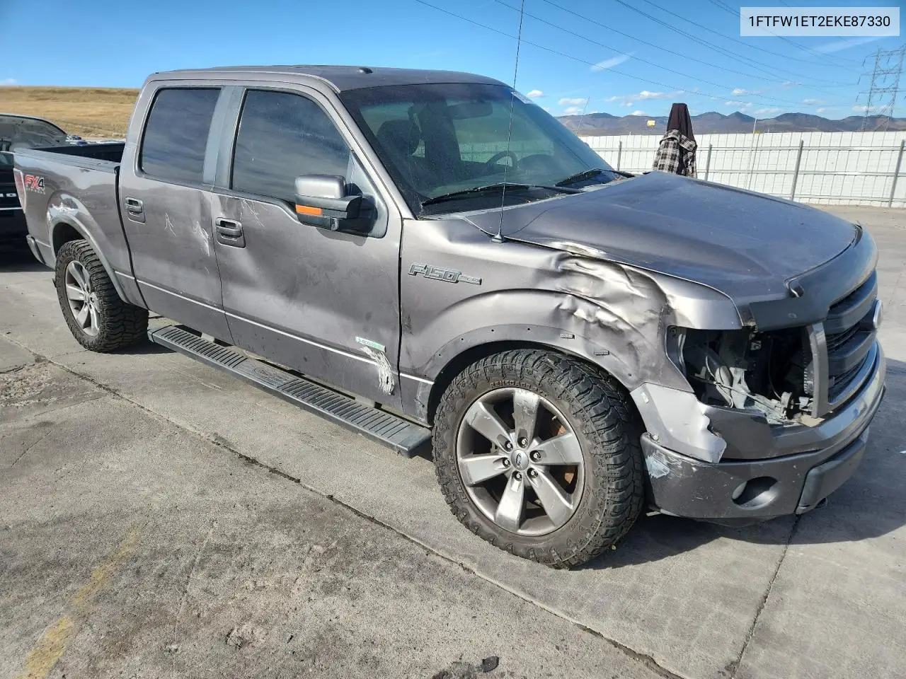 1FTFW1ET2EKE87330 2014 Ford F150 Supercrew