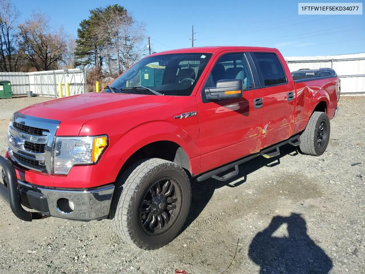 1FTFW1EF5EKD34077 2014 Ford F150 Supercrew