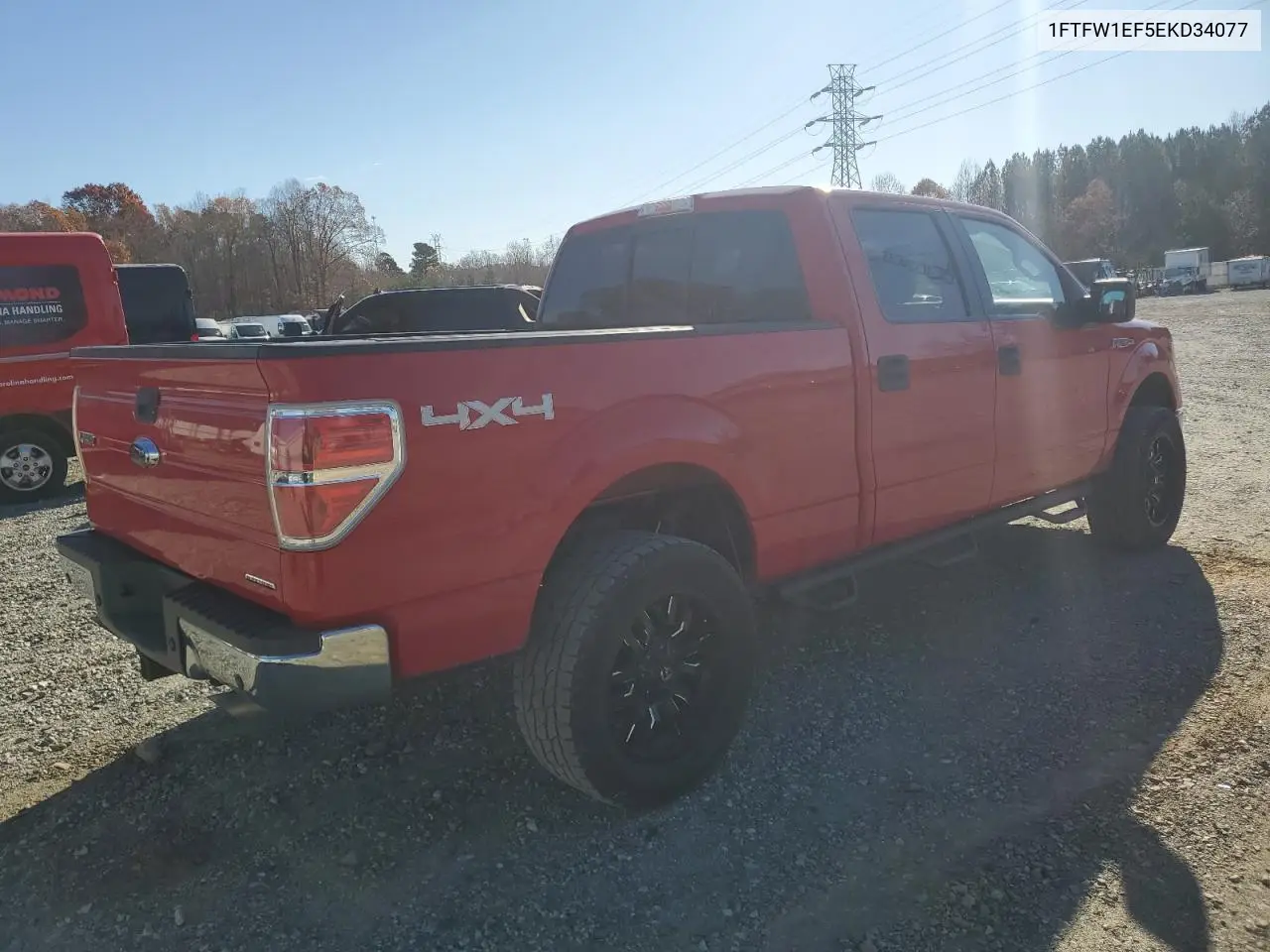 1FTFW1EF5EKD34077 2014 Ford F150 Supercrew