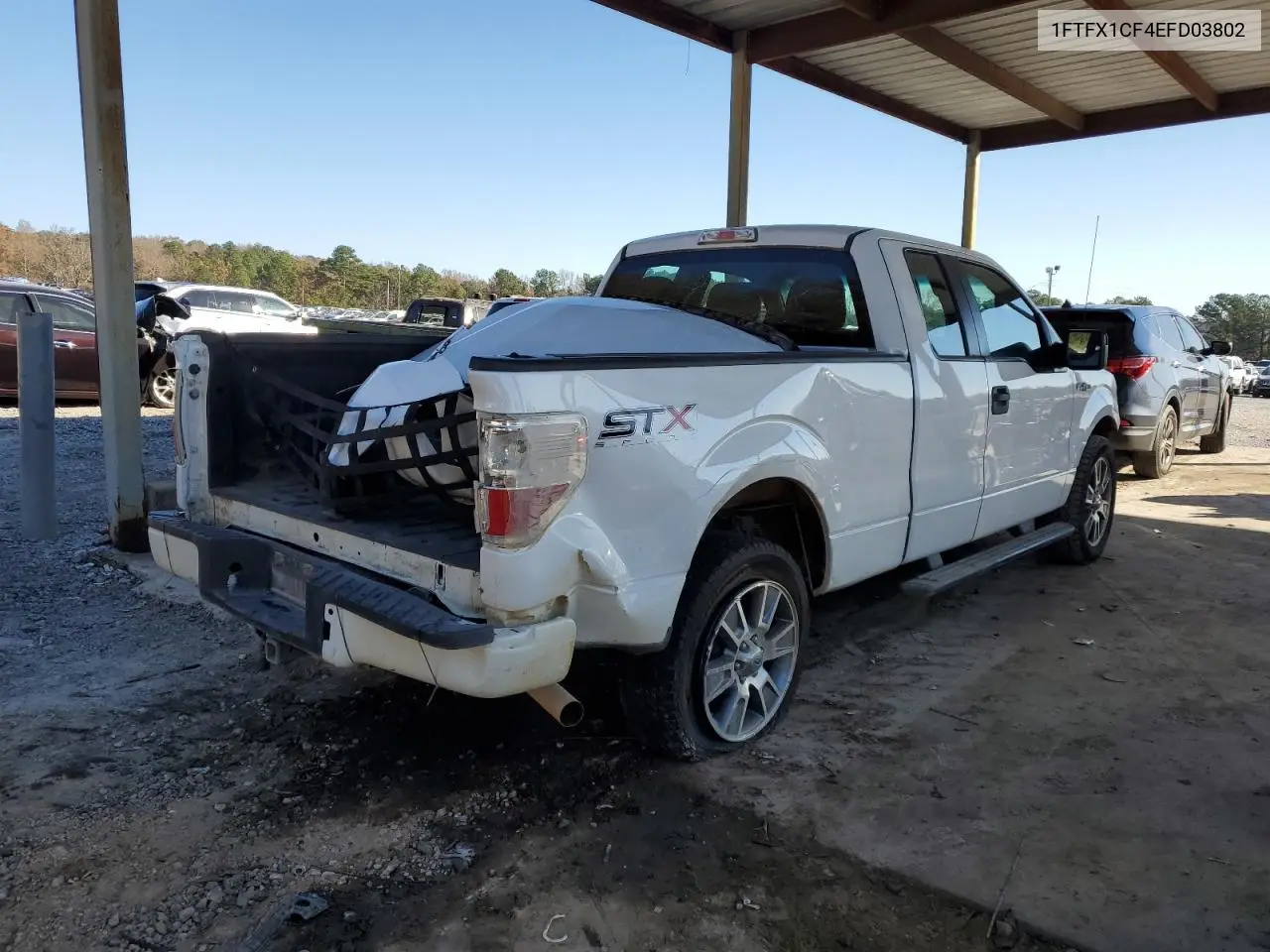 1FTFX1CF4EFD03802 2014 Ford F150 Super Cab