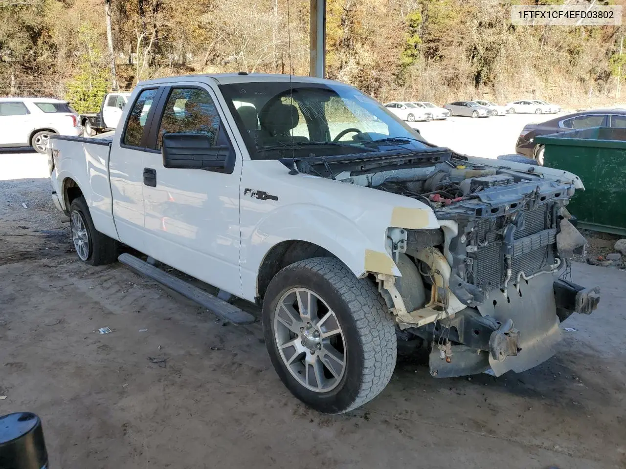 1FTFX1CF4EFD03802 2014 Ford F150 Super Cab
