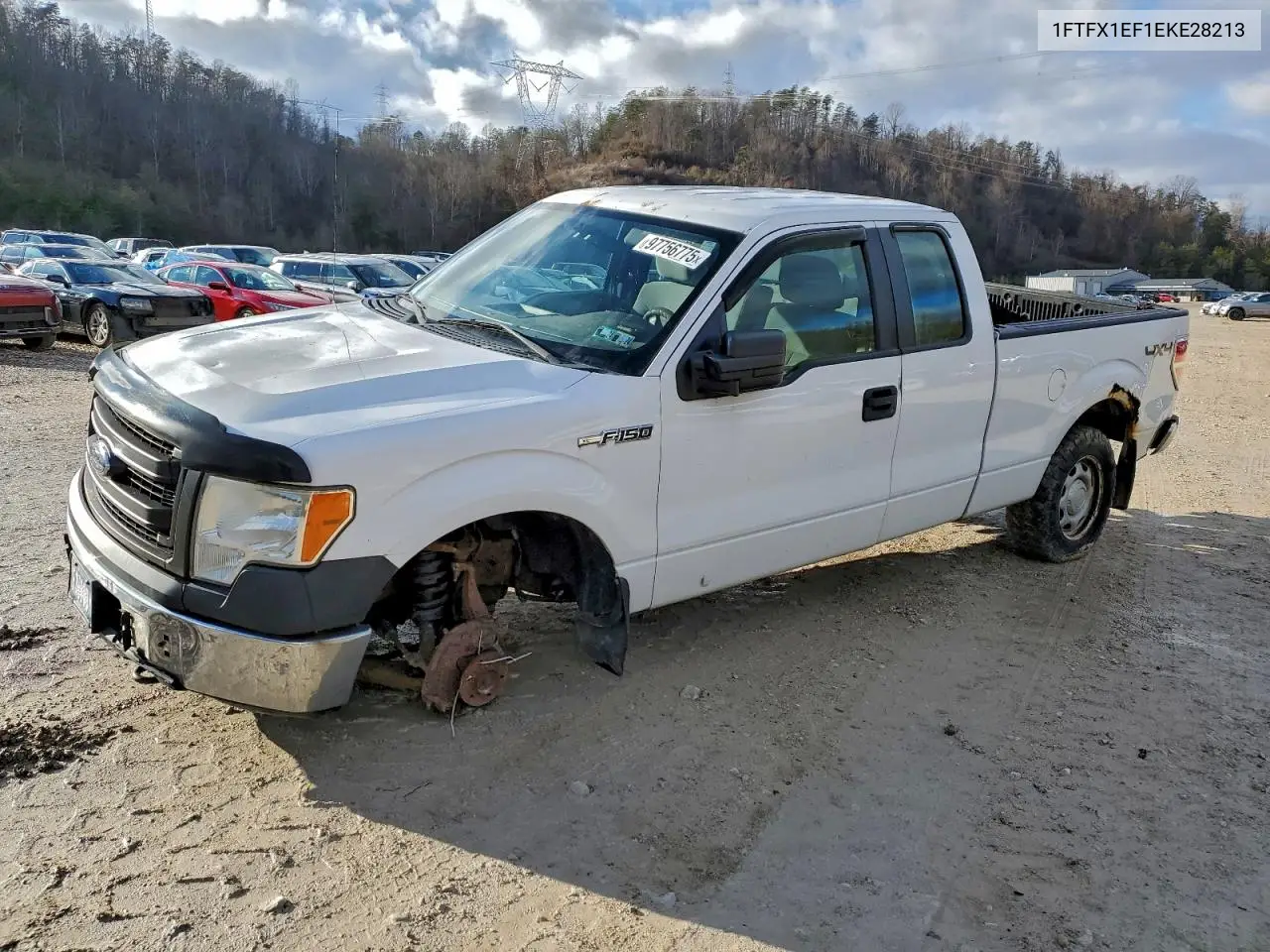 1FTFX1EF1EKE28213 2014 Ford F150 Super Cab
