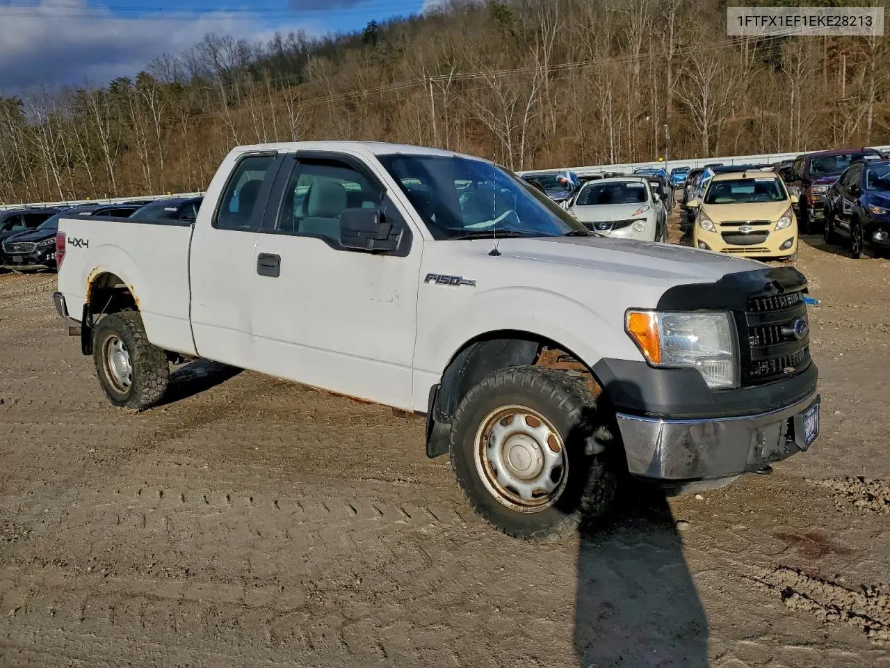 1FTFX1EF1EKE28213 2014 Ford F150 Super Cab