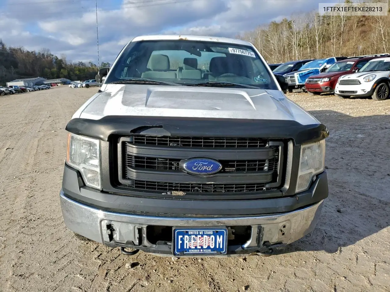 1FTFX1EF1EKE28213 2014 Ford F150 Super Cab