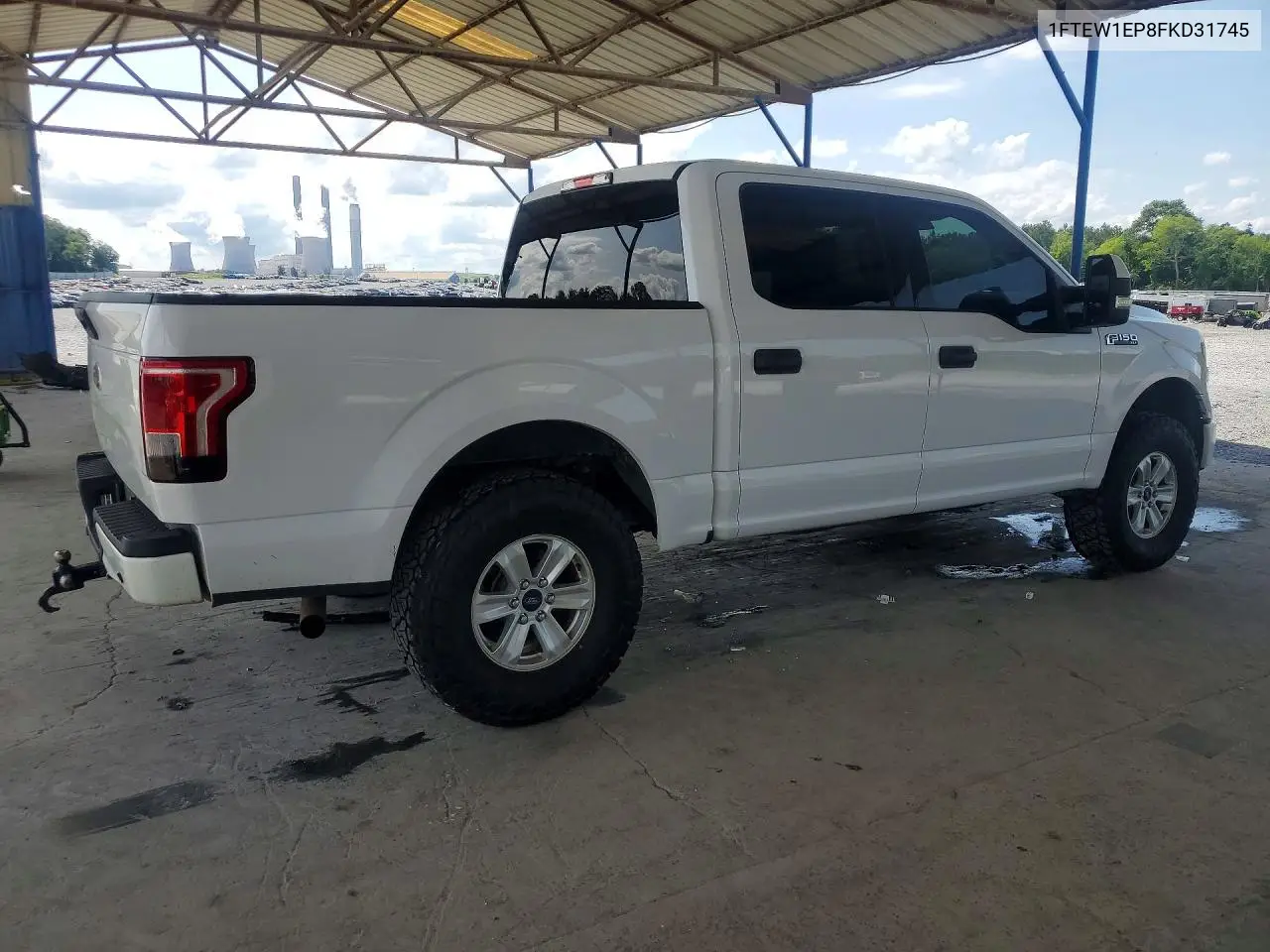 2015 Ford F150 Supercrew VIN: 1FTEW1EP8FKD31745 Lot: 57956826