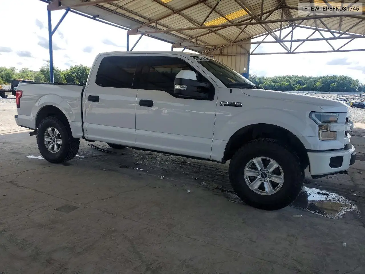2015 Ford F150 Supercrew VIN: 1FTEW1EP8FKD31745 Lot: 57956826
