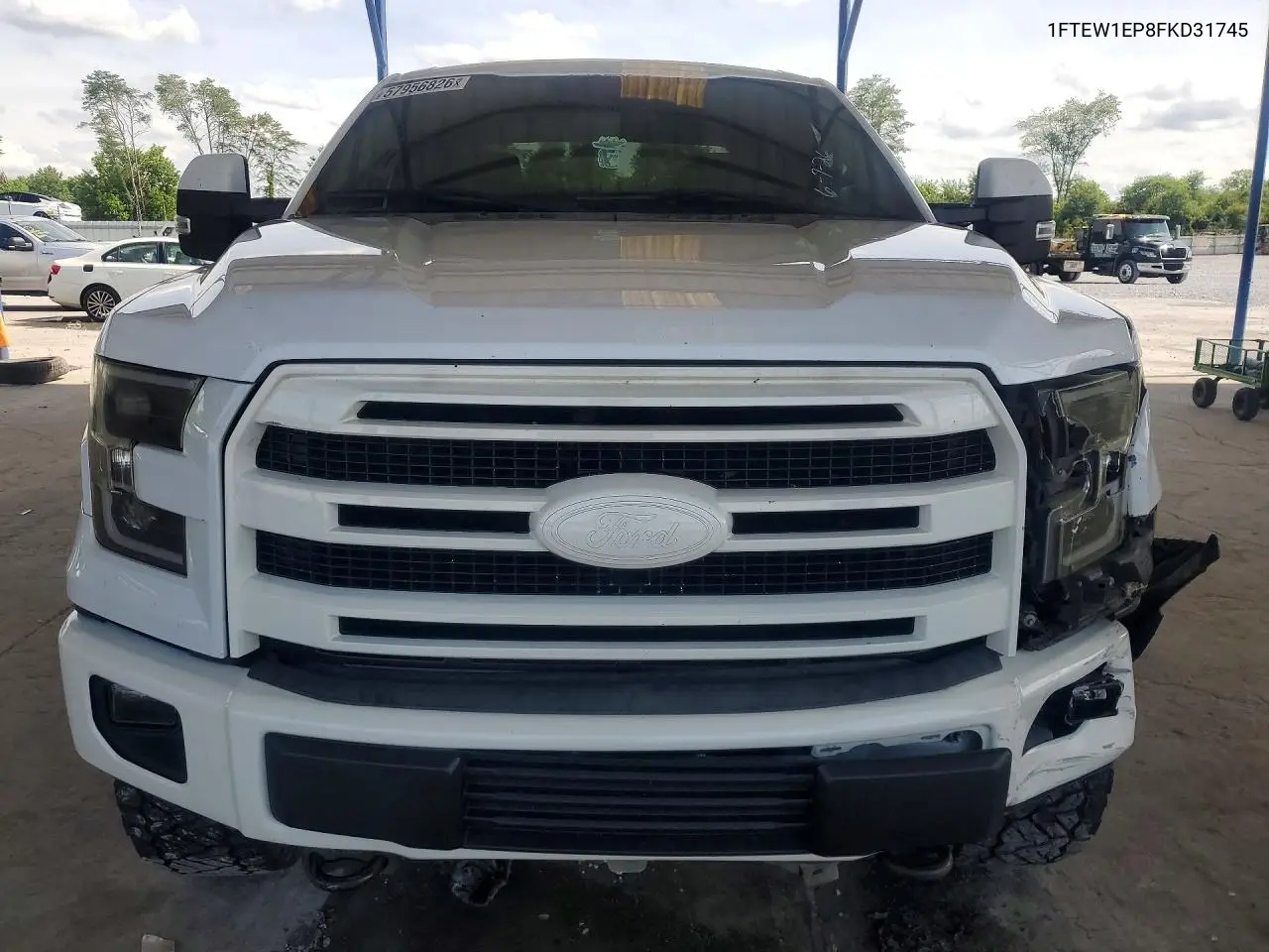 2015 Ford F150 Supercrew VIN: 1FTEW1EP8FKD31745 Lot: 57956826