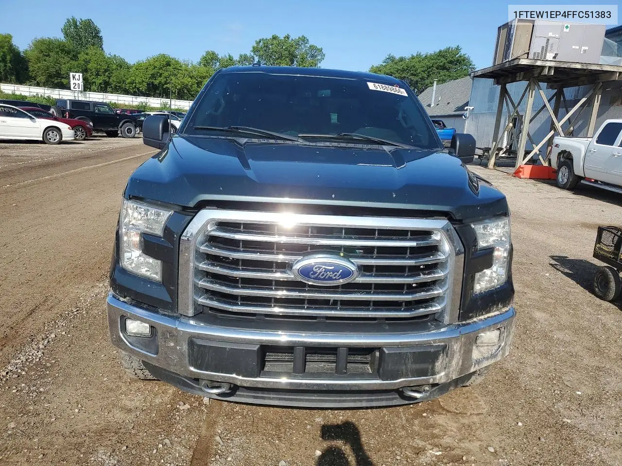 2015 Ford F150 Supercrew VIN: 1FTEW1EP4FFC51383 Lot: 61889866