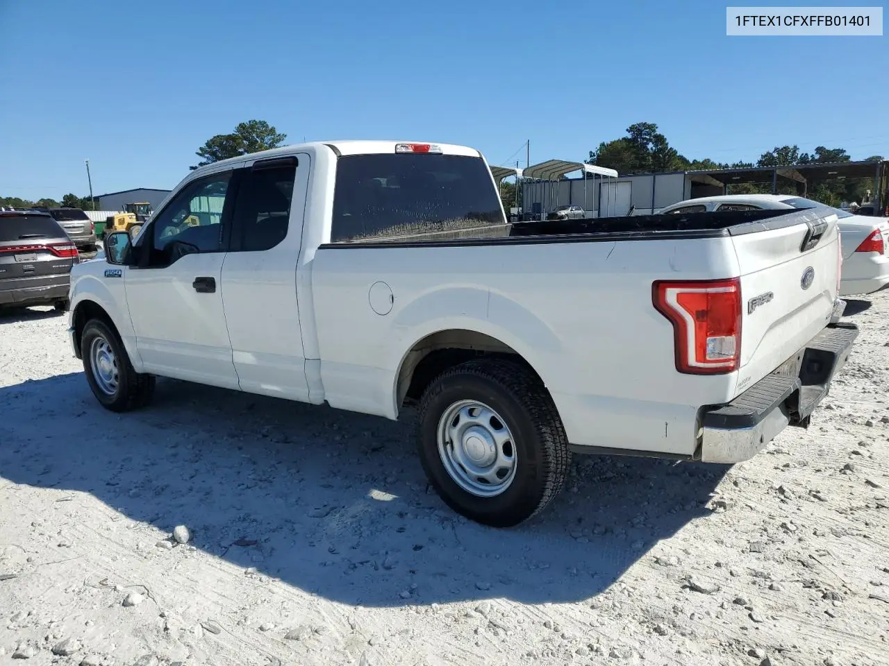 1FTEX1CFXFFB01401 2015 Ford F150 Super Cab