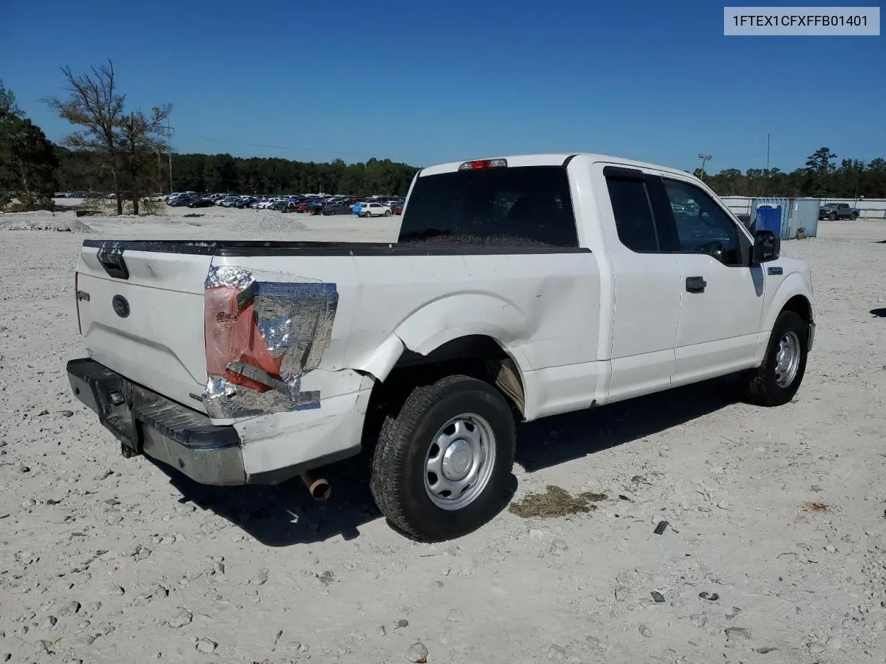 1FTEX1CFXFFB01401 2015 Ford F150 Super Cab