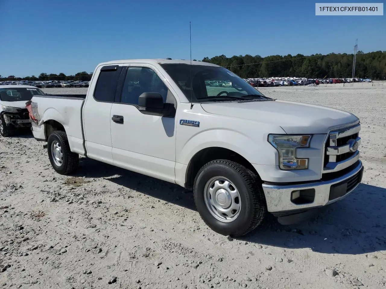 1FTEX1CFXFFB01401 2015 Ford F150 Super Cab