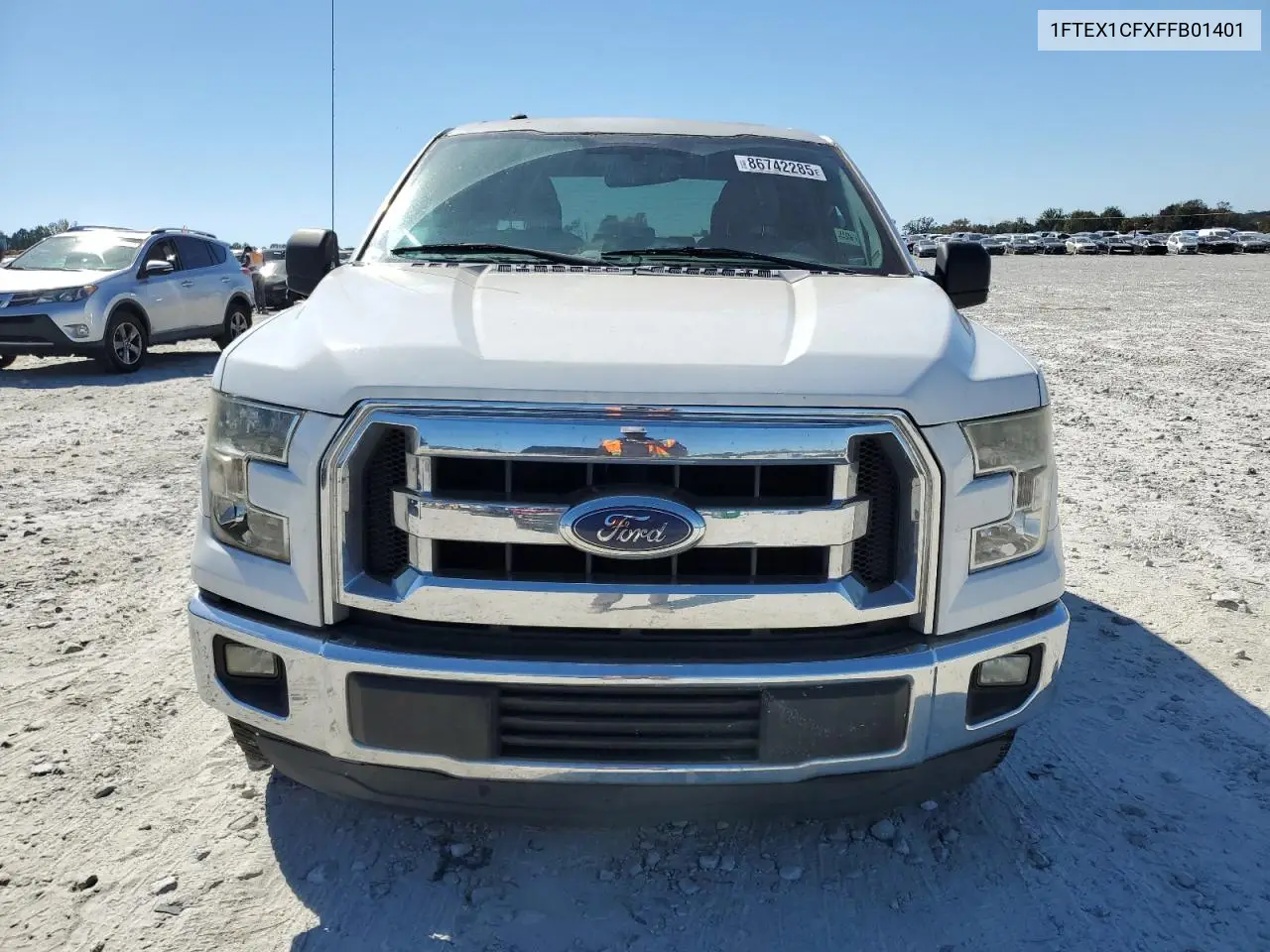 1FTEX1CFXFFB01401 2015 Ford F150 Super Cab