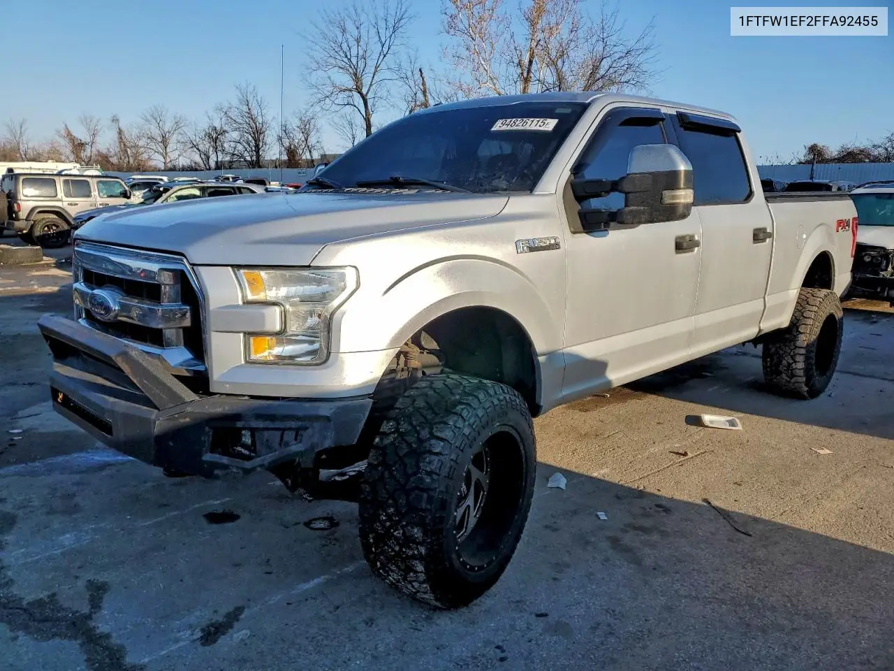 1FTFW1EF2FFA92455 2015 Ford F150 Supercrew