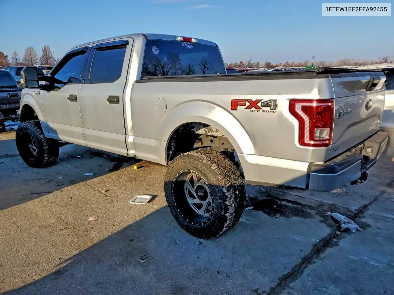 1FTFW1EF2FFA92455 2015 Ford F150 Supercrew