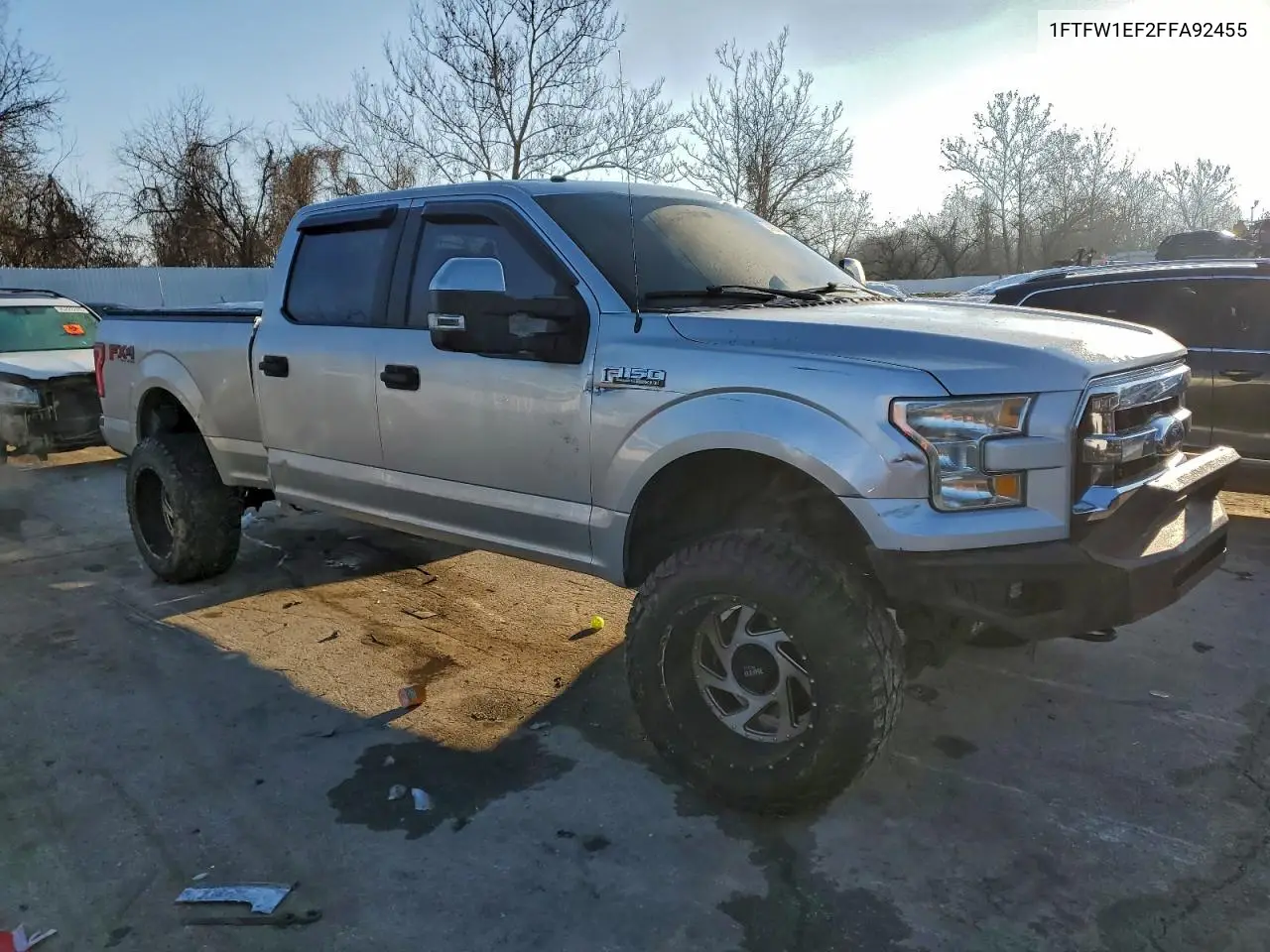 1FTFW1EF2FFA92455 2015 Ford F150 Supercrew