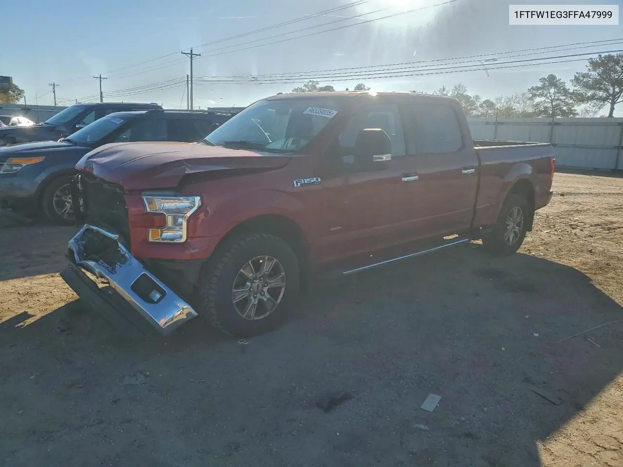 1FTFW1EG3FFA47999 2015 Ford F150 Supercrew