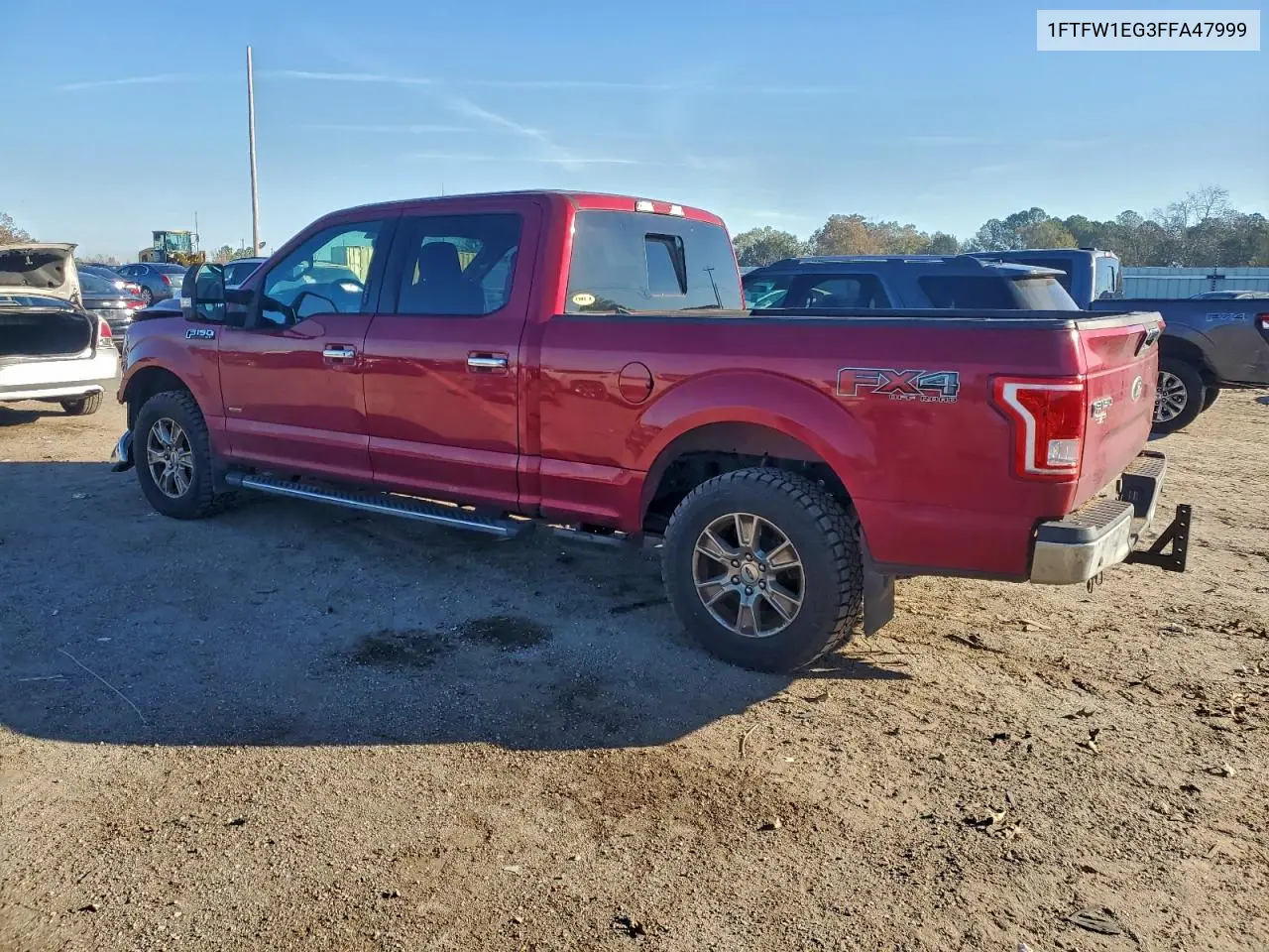 1FTFW1EG3FFA47999 2015 Ford F150 Supercrew
