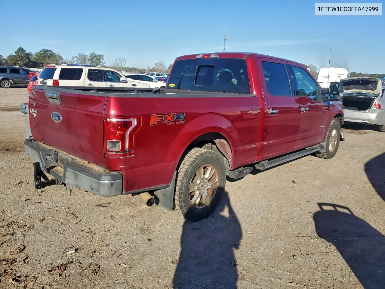 1FTFW1EG3FFA47999 2015 Ford F150 Supercrew