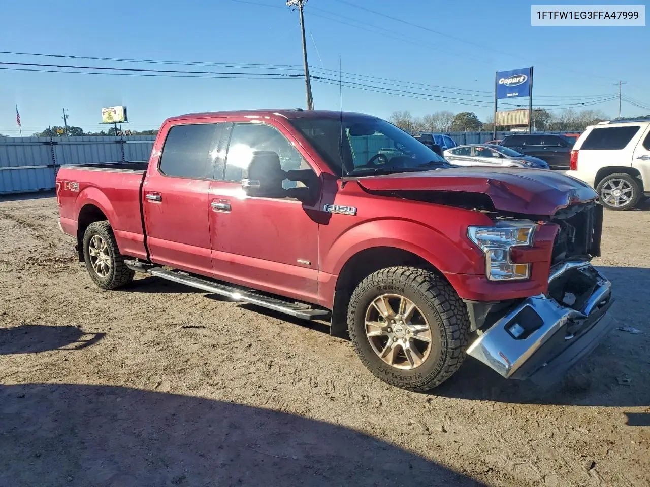 1FTFW1EG3FFA47999 2015 Ford F150 Supercrew