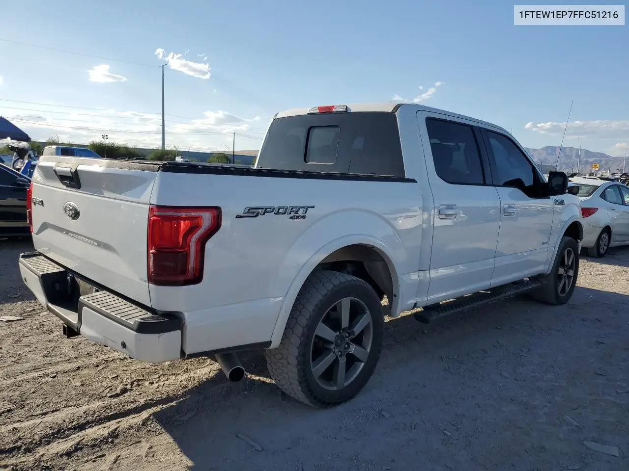 1FTEW1EP7FFC51216 2015 Ford F150 Supercrew