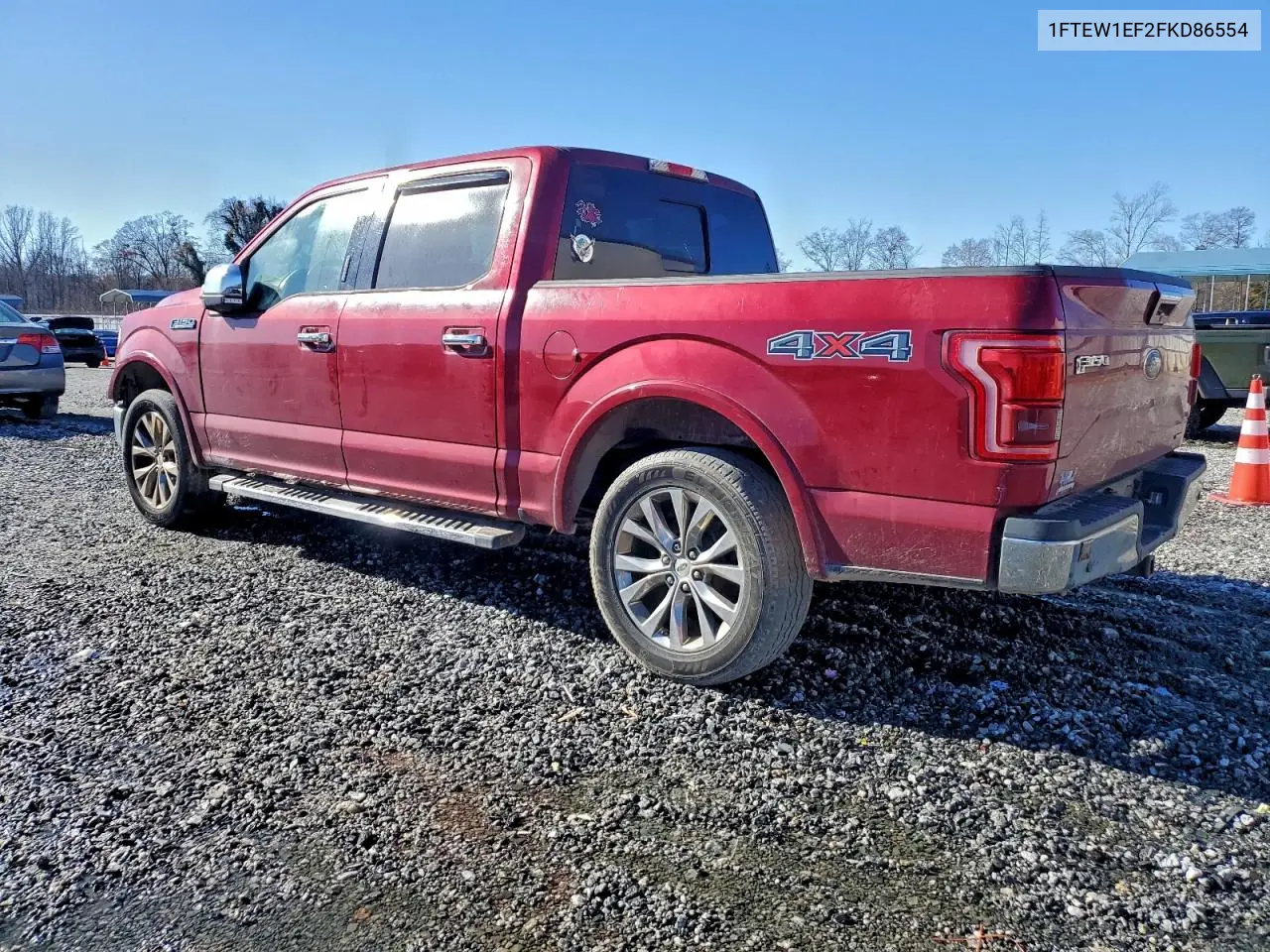 1FTEW1EF2FKD86554 2015 Ford F150 Supercrew