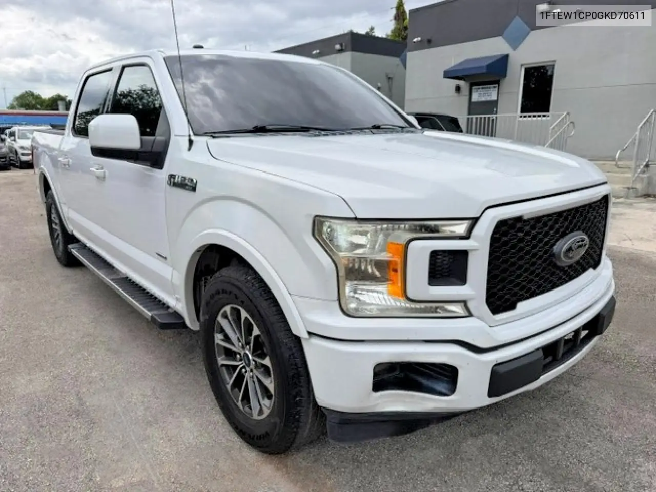 1FTEW1CP0GKD70611 2016 Ford F150 Supercrew