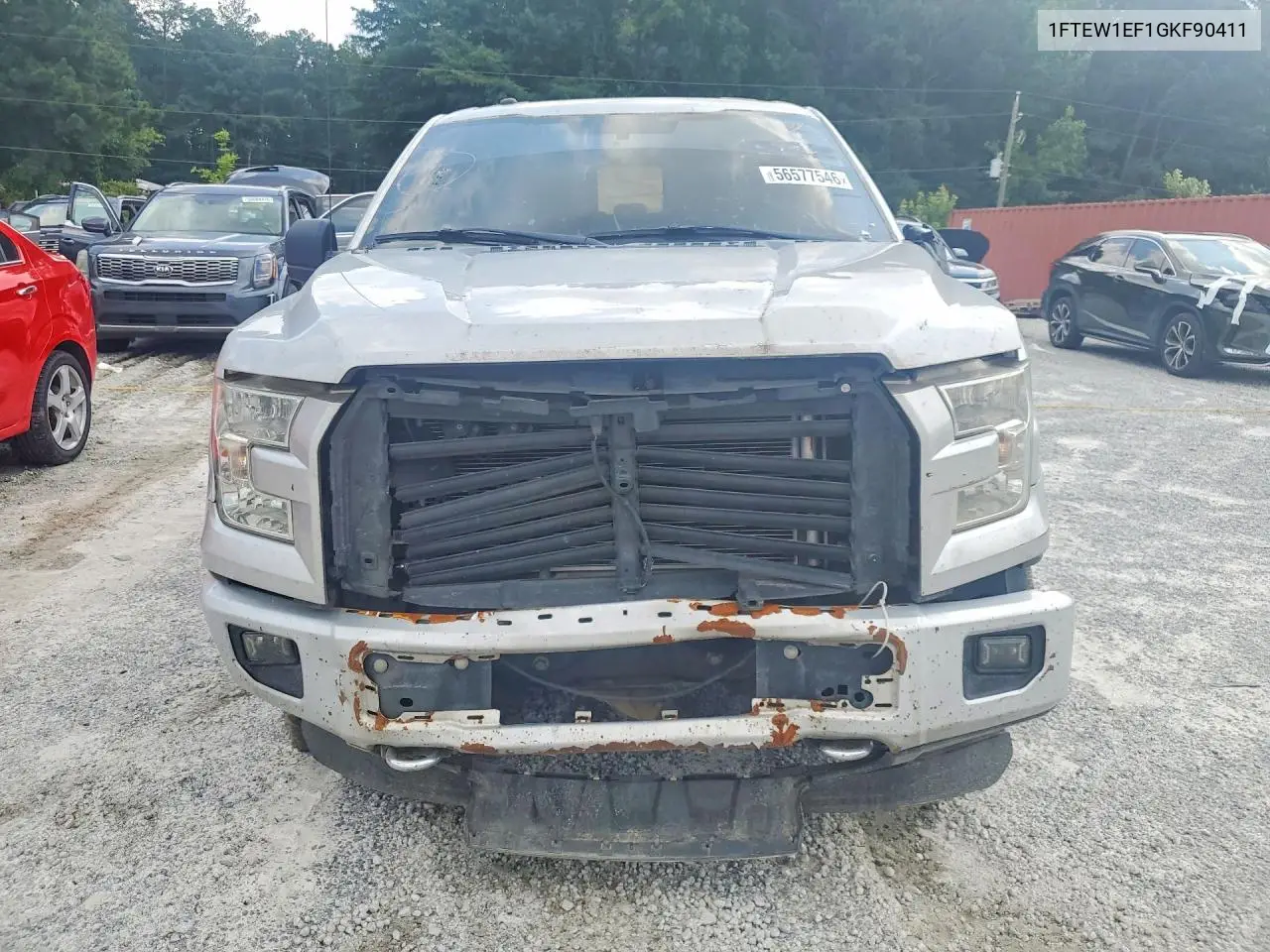 1FTEW1EF1GKF90411 2016 Ford F150 Supercrew