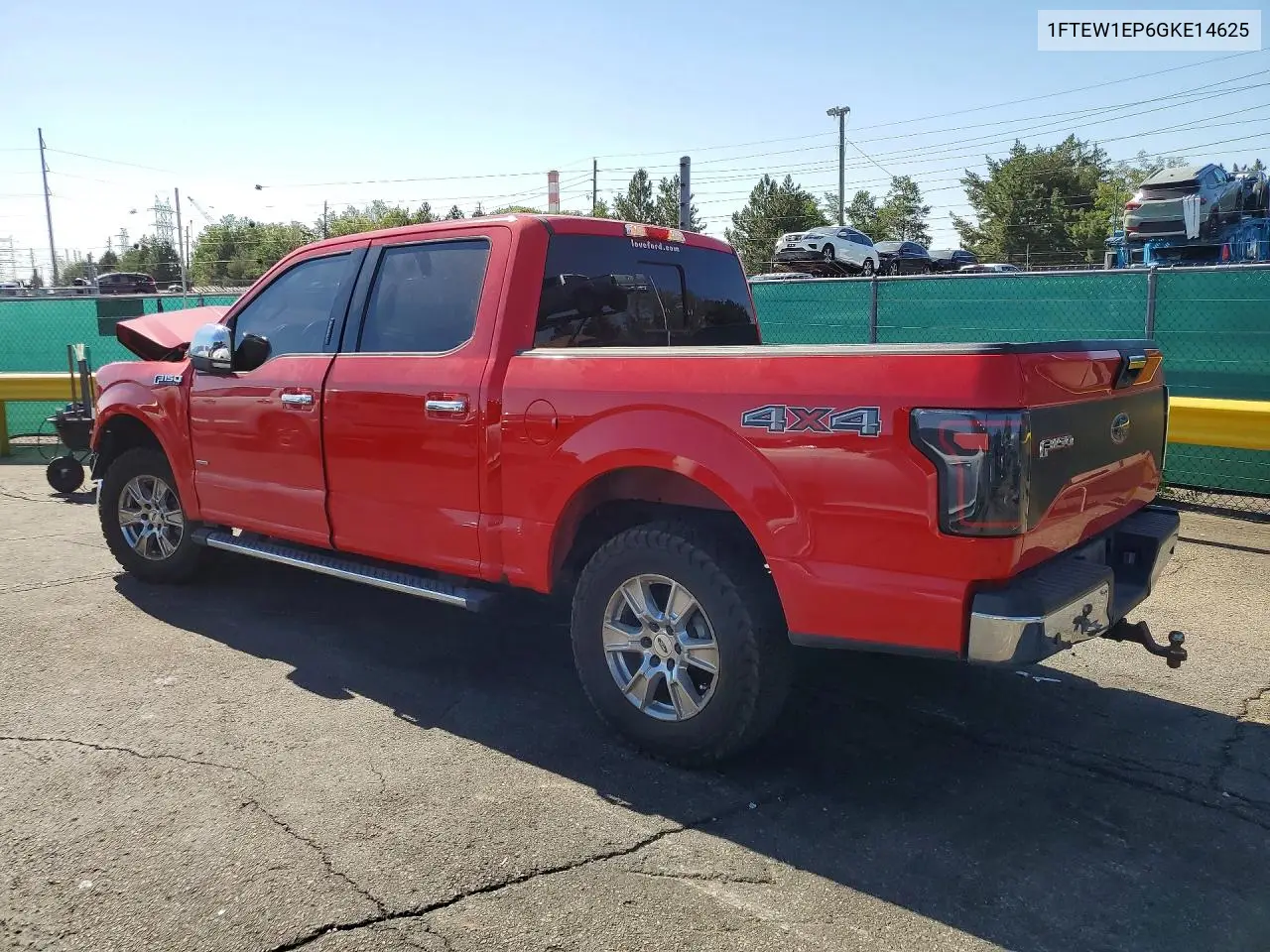 2016 Ford F150 Supercrew VIN: 1FTEW1EP6GKE14625 Lot: 61132566