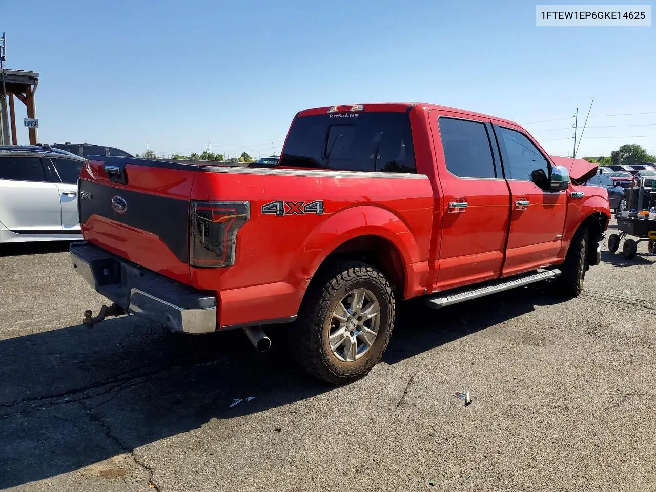 2016 Ford F150 Supercrew VIN: 1FTEW1EP6GKE14625 Lot: 61132566