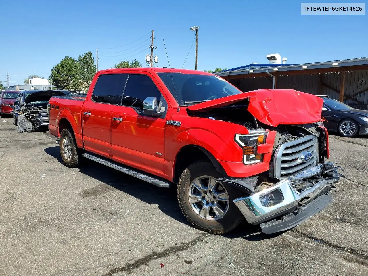 2016 Ford F150 Supercrew VIN: 1FTEW1EP6GKE14625 Lot: 61132566