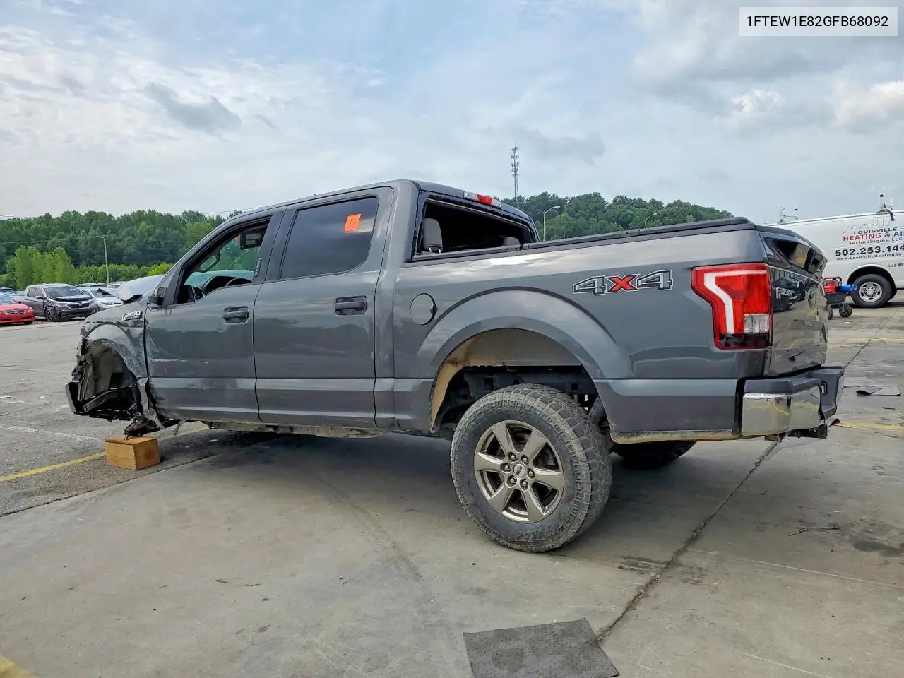2016 Ford F150 Supercrew VIN: 1FTEW1E82GFB68092 Lot: 61181906