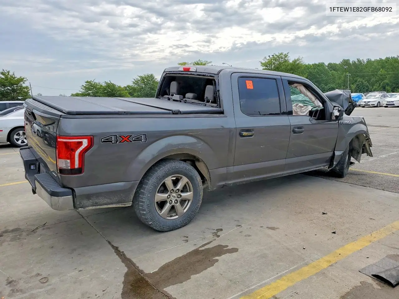 2016 Ford F150 Supercrew VIN: 1FTEW1E82GFB68092 Lot: 61181906