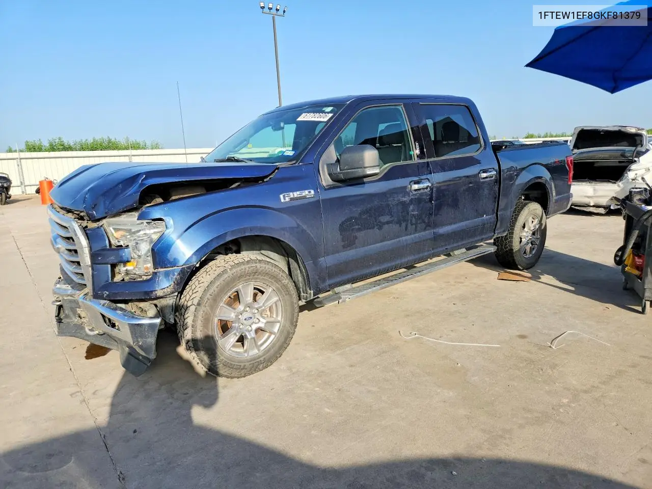 2016 Ford F150 Supercrew VIN: 1FTEW1EF8GKF81379 Lot: 61782606