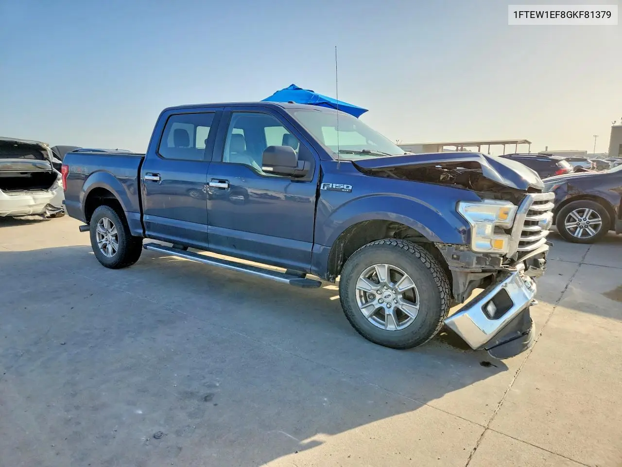2016 Ford F150 Supercrew VIN: 1FTEW1EF8GKF81379 Lot: 61782606