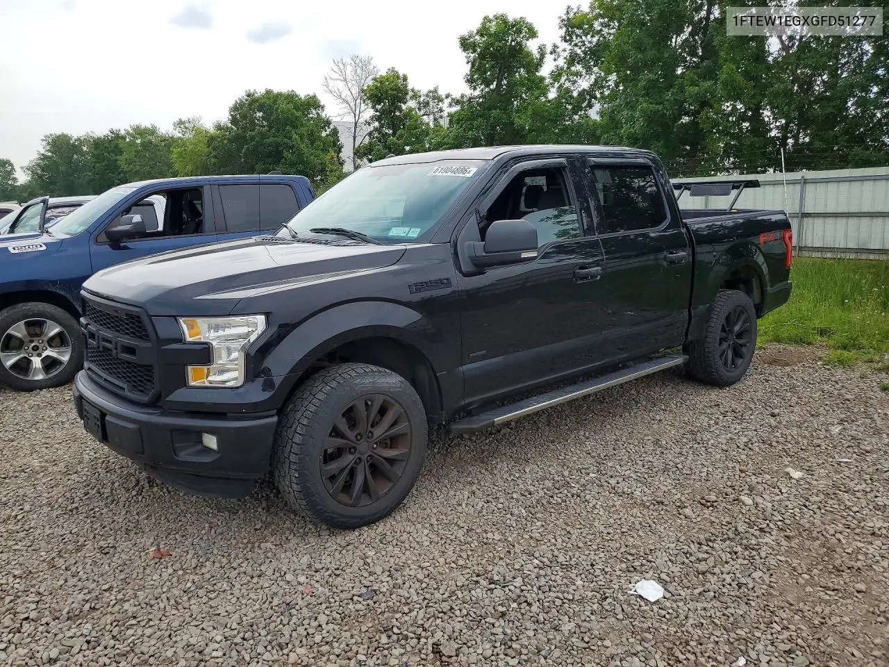2016 Ford F150 Supercrew VIN: 1FTEW1EGXGFD51277 Lot: 61904886