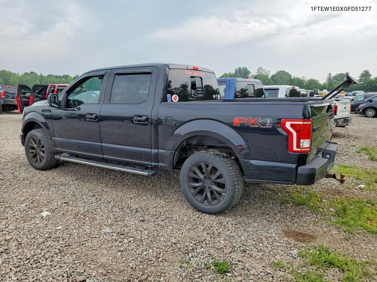 2016 Ford F150 Supercrew VIN: 1FTEW1EGXGFD51277 Lot: 61904886