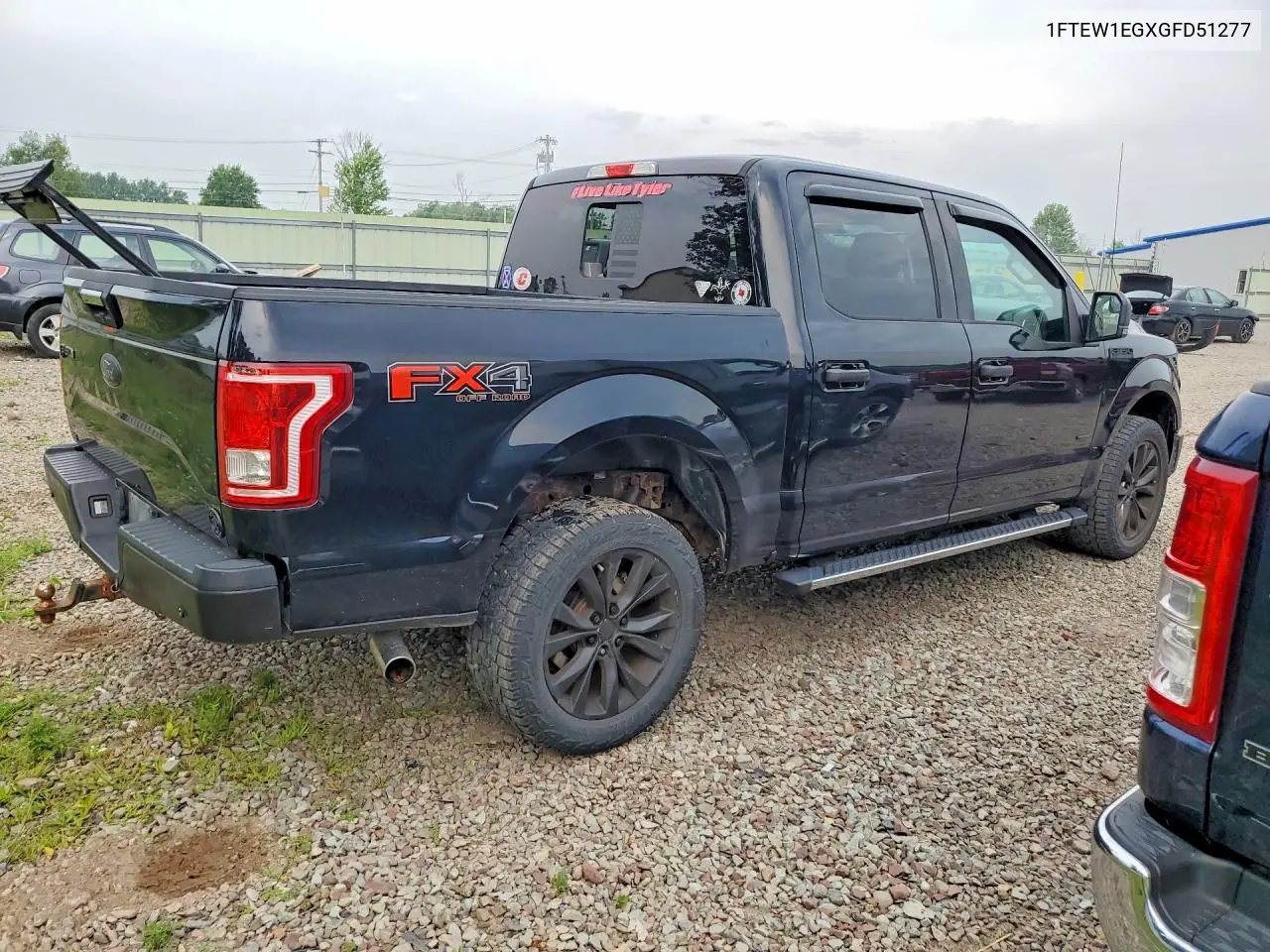 2016 Ford F150 Supercrew VIN: 1FTEW1EGXGFD51277 Lot: 61904886