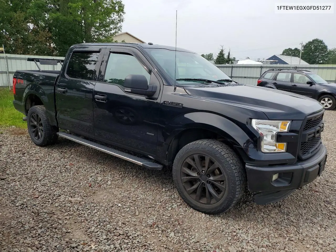 2016 Ford F150 Supercrew VIN: 1FTEW1EGXGFD51277 Lot: 61904886