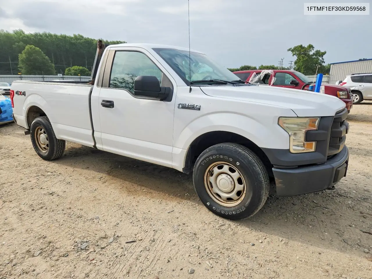 2016 Ford F150 VIN: 1FTMF1EF3GKD59568 Lot: 62139196