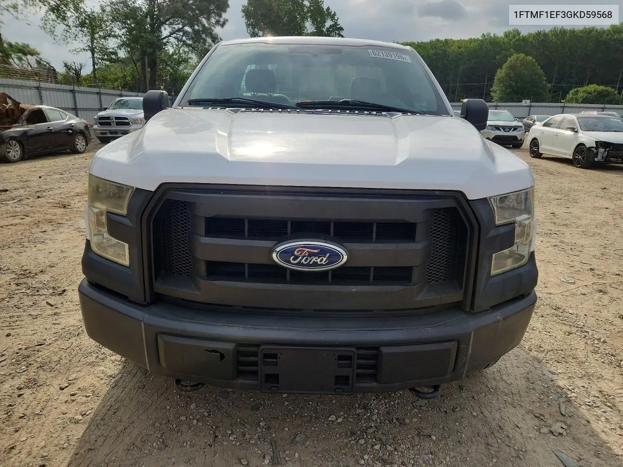 2016 Ford F150 VIN: 1FTMF1EF3GKD59568 Lot: 62139196