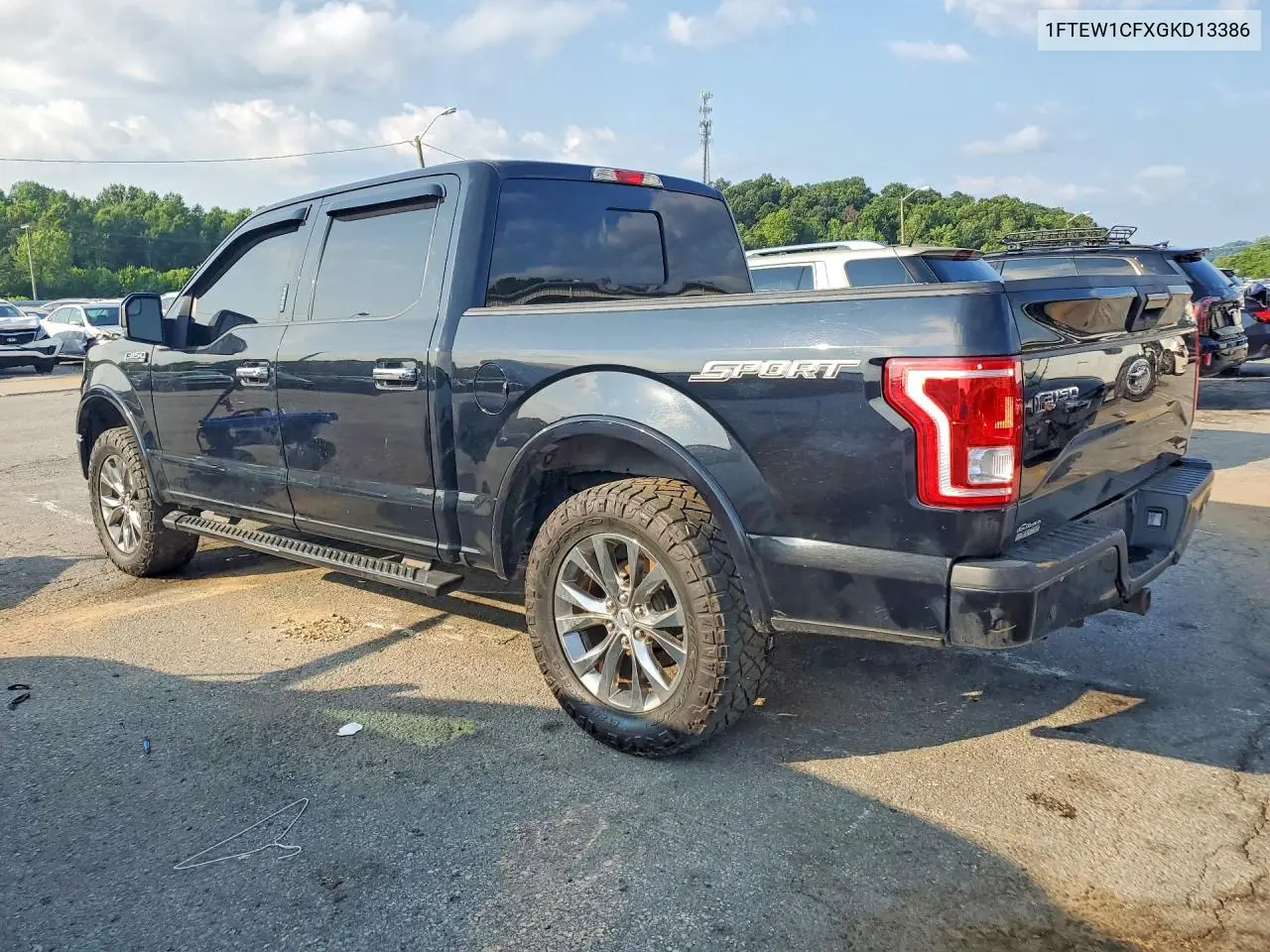 2016 Ford F150 Supercrew VIN: 1FTEW1CFXGKD13386 Lot: 62144446