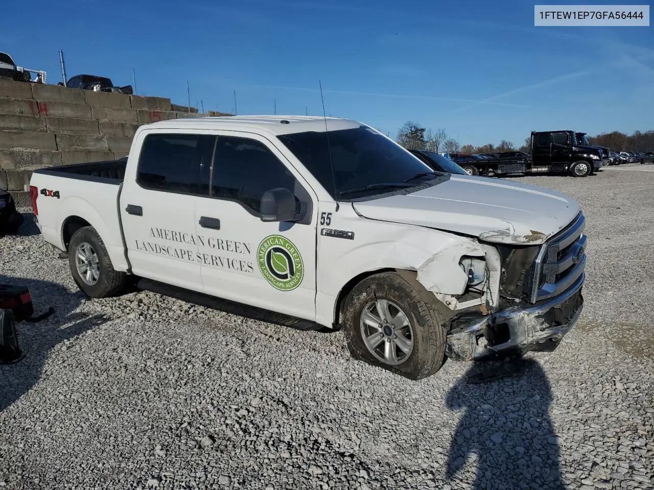 1FTEW1EP7GFA56444 2016 Ford F150 Supercrew