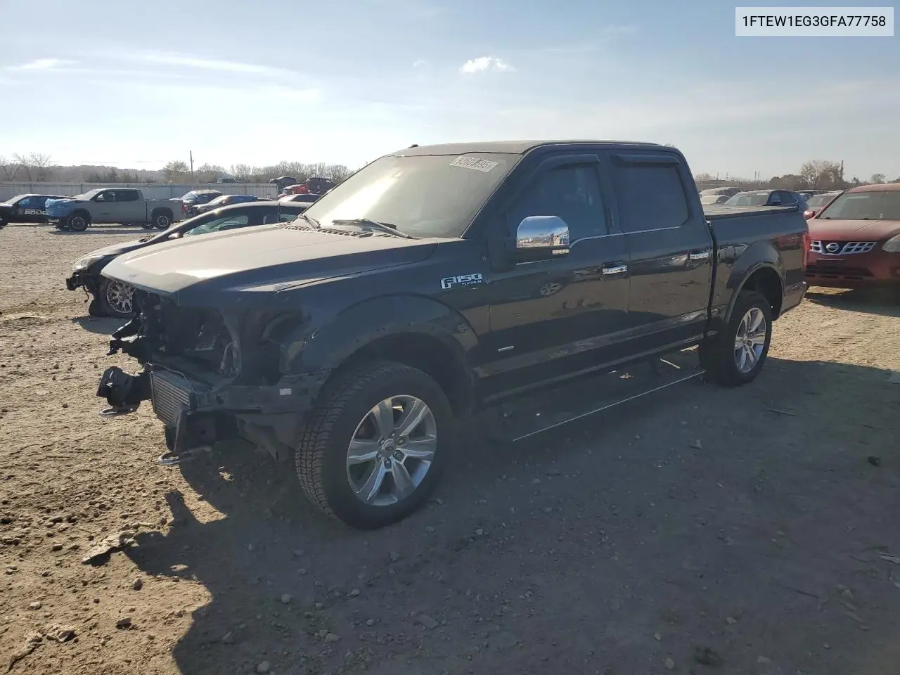 1FTEW1EG3GFA77758 2016 Ford F150 Supercrew