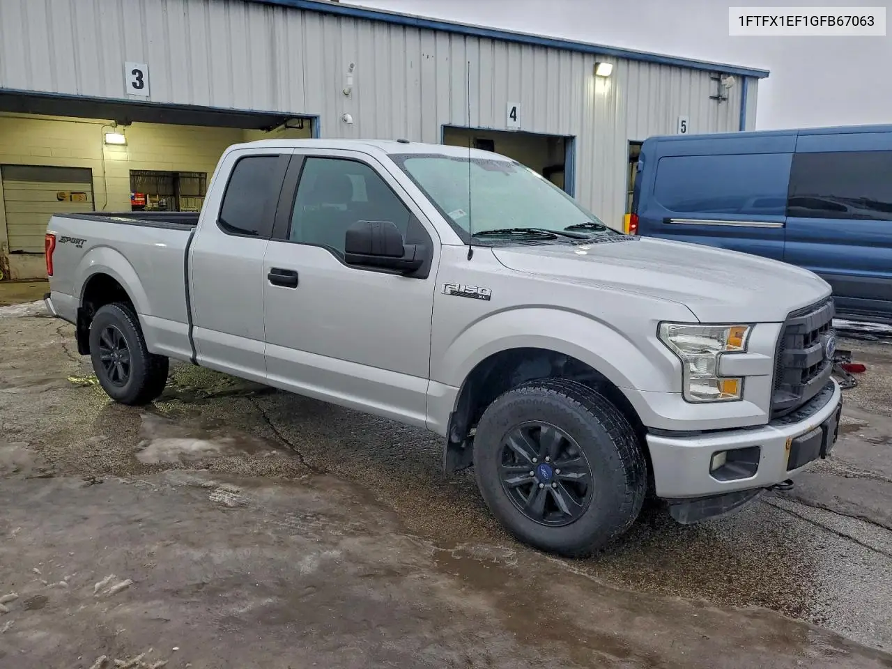 1FTFX1EF1GFB67063 2016 Ford F150 Super Cab