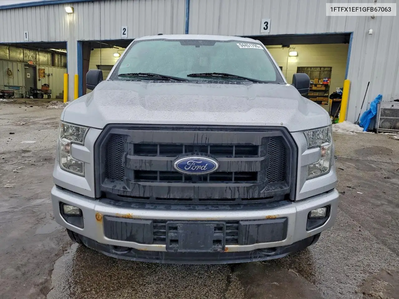 1FTFX1EF1GFB67063 2016 Ford F150 Super Cab