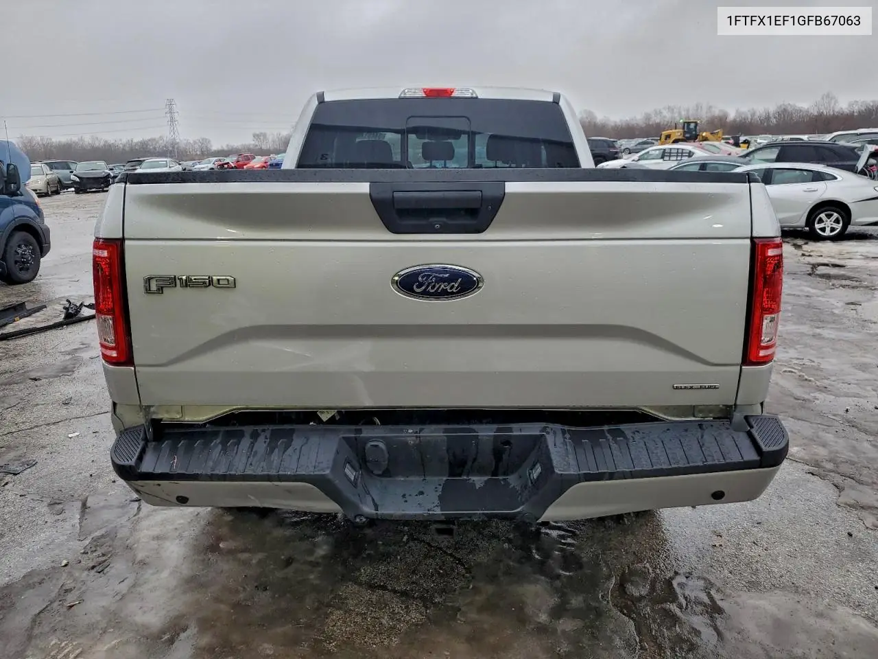1FTFX1EF1GFB67063 2016 Ford F150 Super Cab