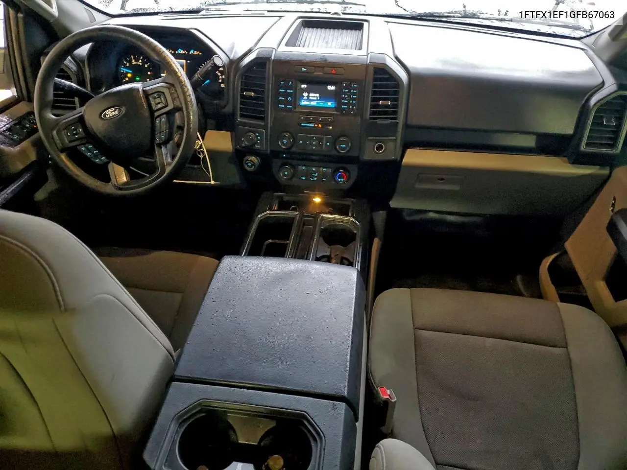 1FTFX1EF1GFB67063 2016 Ford F150 Super Cab