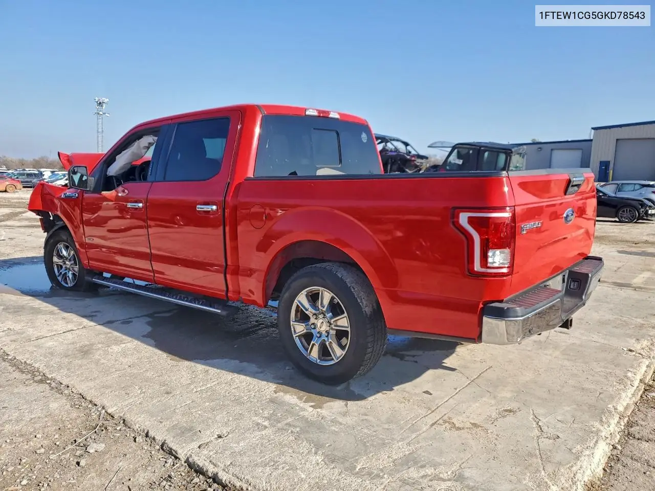 1FTEW1CG5GKD78543 2016 Ford F150 Supercrew