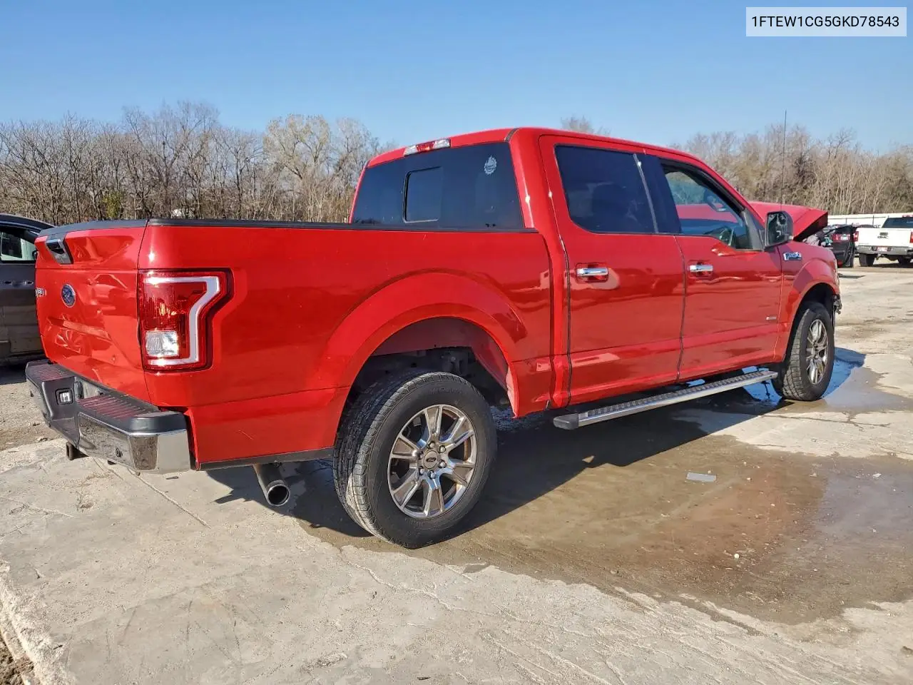 1FTEW1CG5GKD78543 2016 Ford F150 Supercrew