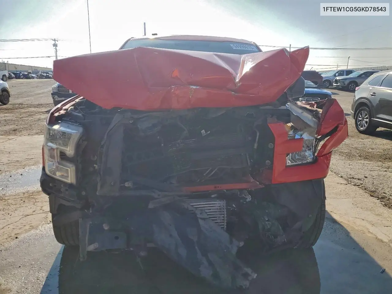 1FTEW1CG5GKD78543 2016 Ford F150 Supercrew